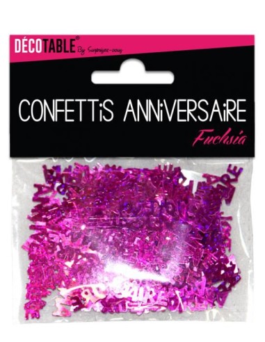 Confettis de table Joyeux Anniversaire