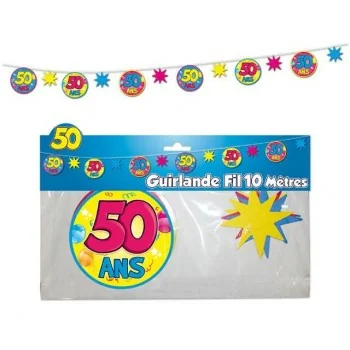 Guirlande fil 50 ans