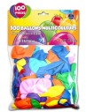 100 ballons couleurs assorties