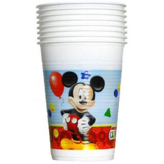 8 gobelets plastique Mickey Mouse