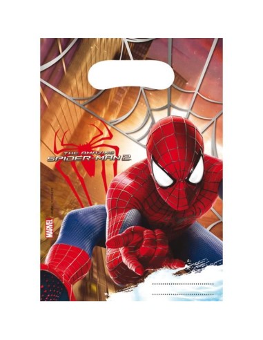 6 sachets anniversaire The Amazing Spider-Man