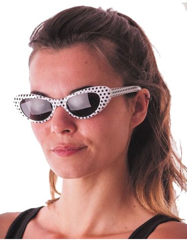 Lunettes pin'up à pois