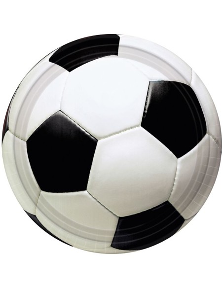 8 assiettes ballon football