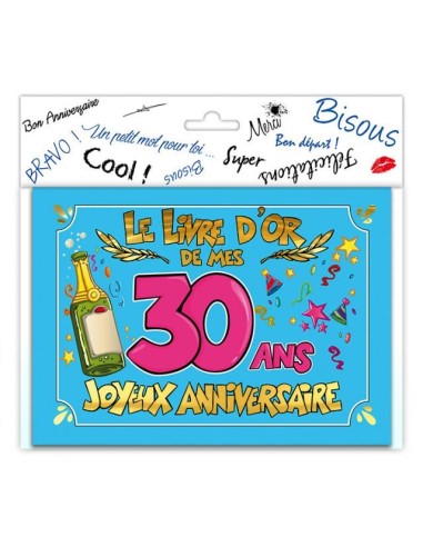 Livre d'or 30 ans