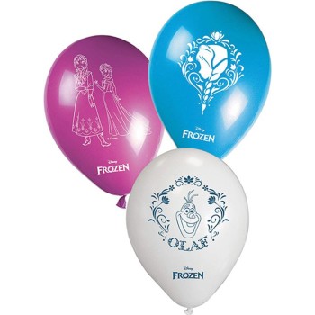 8 ballons "La Reine des Neiges"