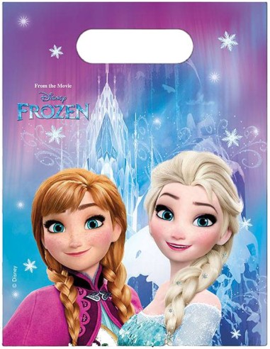 6 sachets anniversaire "La reine des neiges"