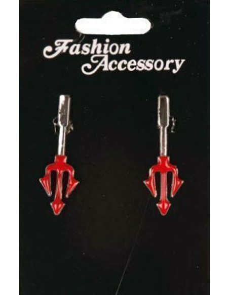 Boucles d'oreilles fourche de diable