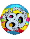 Ballon joyeux anniversaire 80 ans