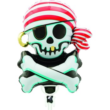 Ballon tête de mort pirate