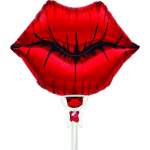 Ballon lèvres rouges
