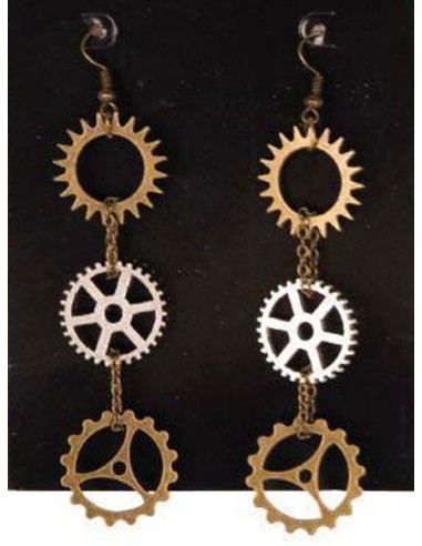 Boucles d'oreilles steampunk