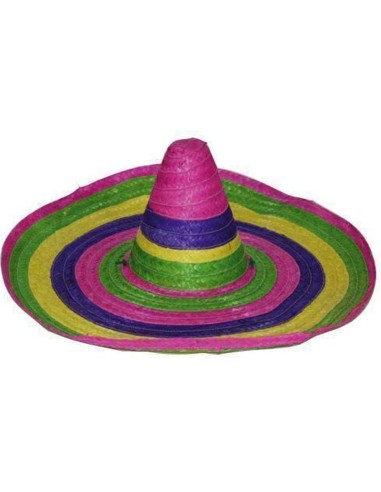 Sombrero mexicain multicolore