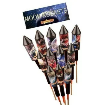 10 fusées Moon Rockets