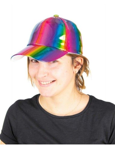 Casquette rainbow arc-en-ciel