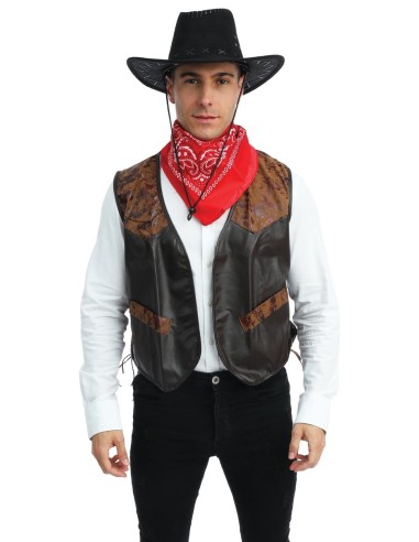 Gilet sans manche cow-boy