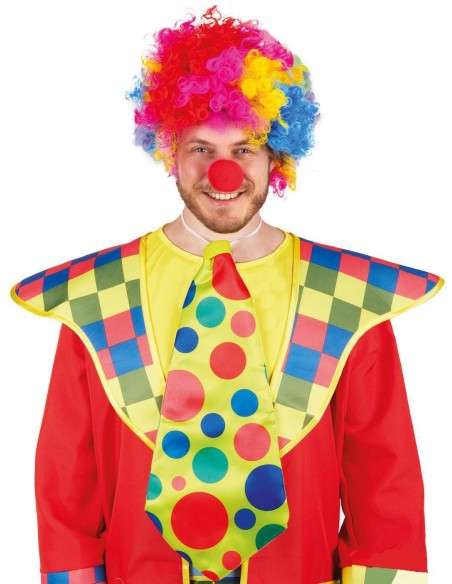 Cravate géante clown