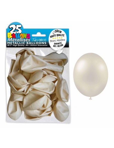 25 ballons métal