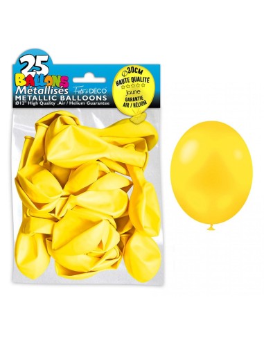 25 ballons métal