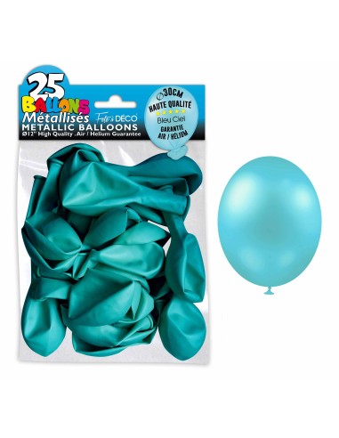 25 ballons métal