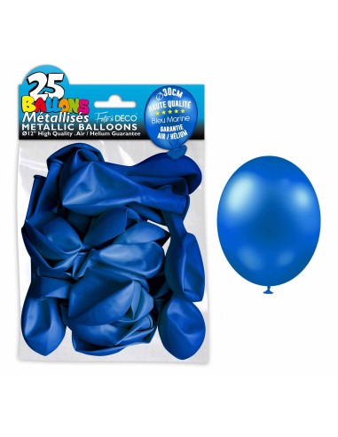 25 ballons métal