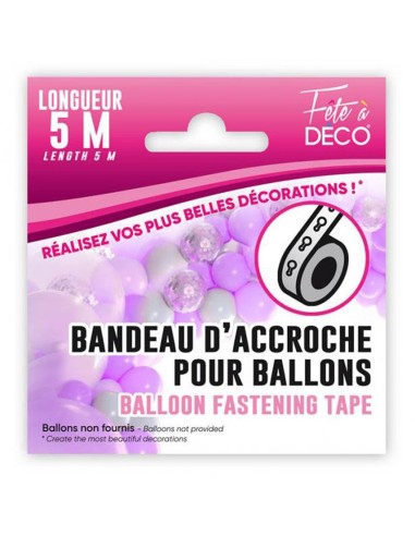 Bandeau d'accroche pour ballons 5m