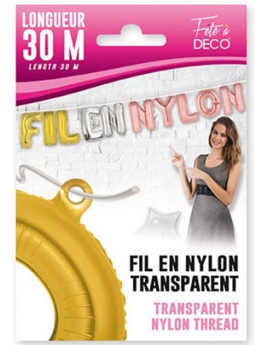 Fil nylon transparent 30m