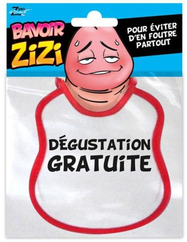 Bavoir zizi Dégustation Gratuite