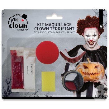 Kit maquillage clown terrifiant