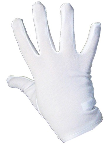 Gants courts blanc