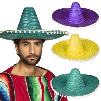 Sombrero mexicain couleur