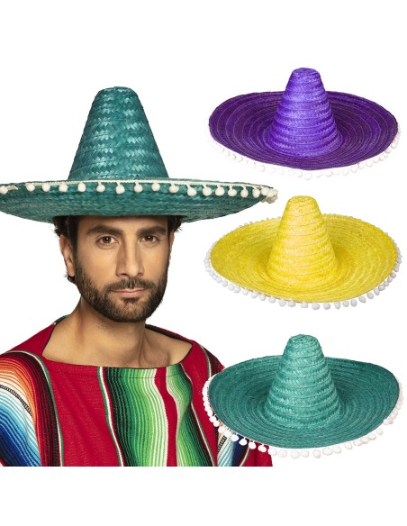 Sombrero mexicain couleur