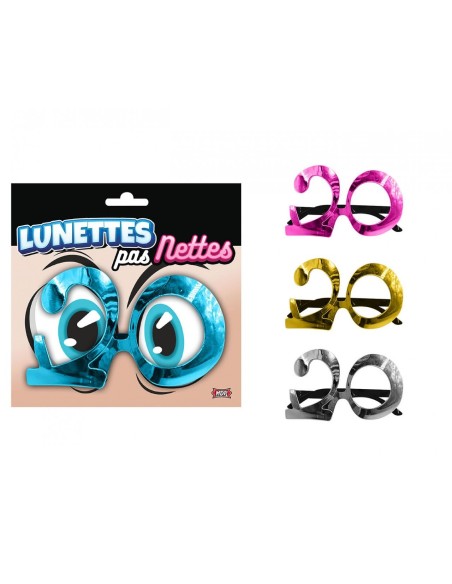 Lunettes 20 ans métalliques