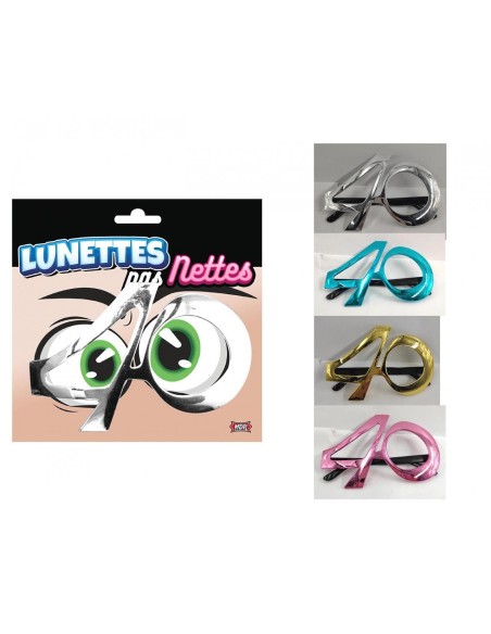 Lunettes 40 ans métalliques