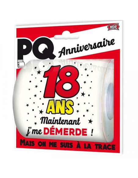 Papier toilette 18 ans