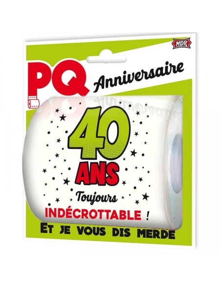 Papier toilette 40 ans