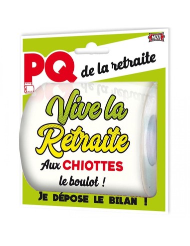 Papier toilette Vive la Retraite