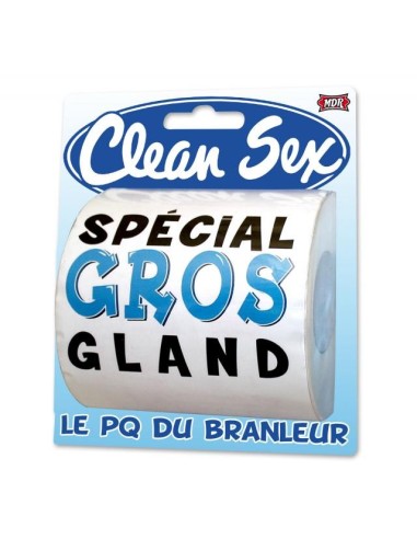 Papier toilette spécial gros gland