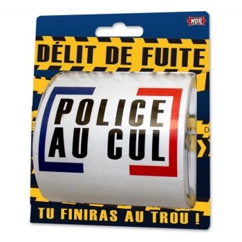 Papier toilette Police au Cul