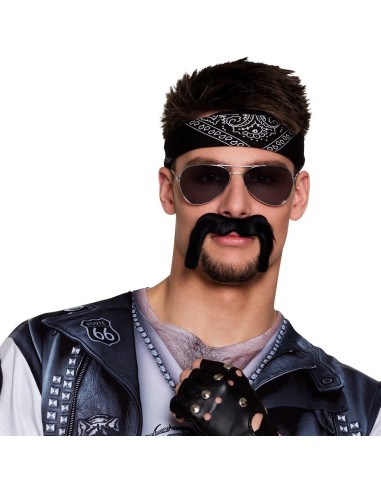 Moustache biker