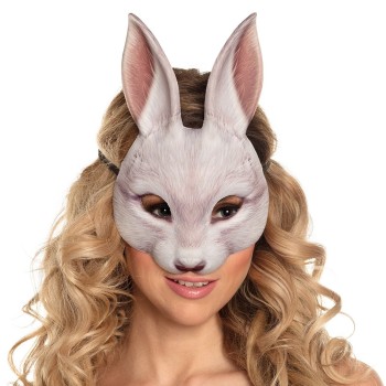 Demi-masque lapin