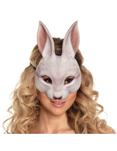 Demi-masque lapin