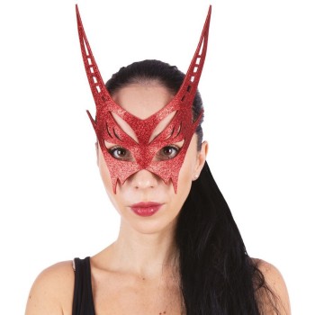 Masque diable rouge