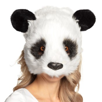 Demi-masque peluche panda