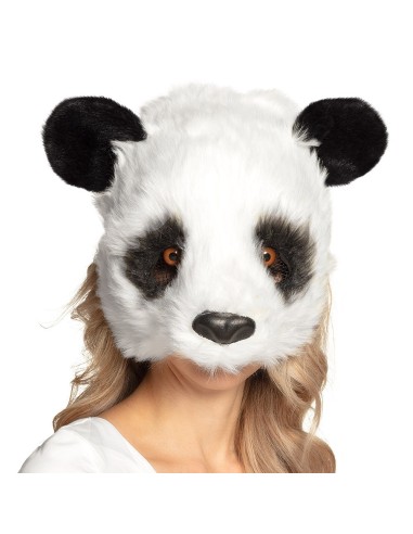 Demi-masque peluche panda