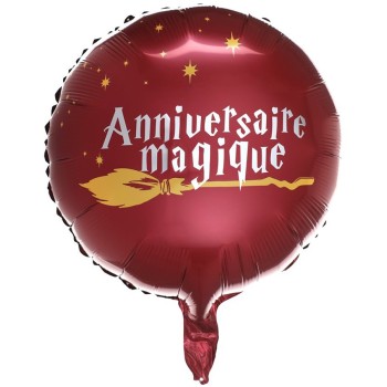 Ballon sorcier anniversaire magique