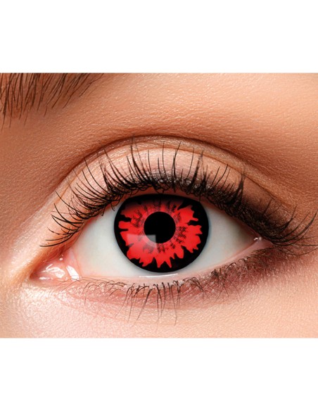 Lentilles de vampire rouges