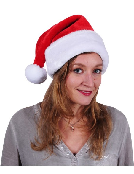 Bonnet Père Noël peluche