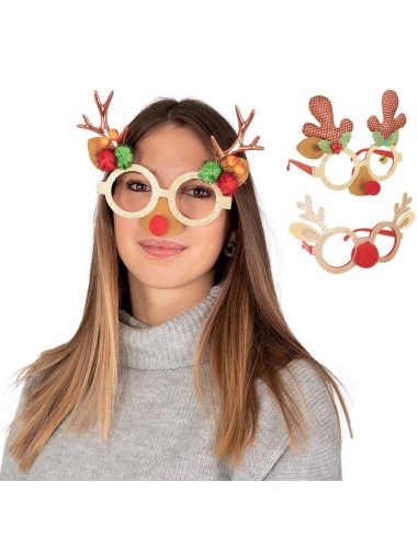 Lunettes renne du Père Noël