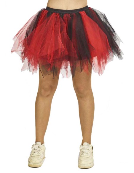 Tutu bicolore rouge et noir