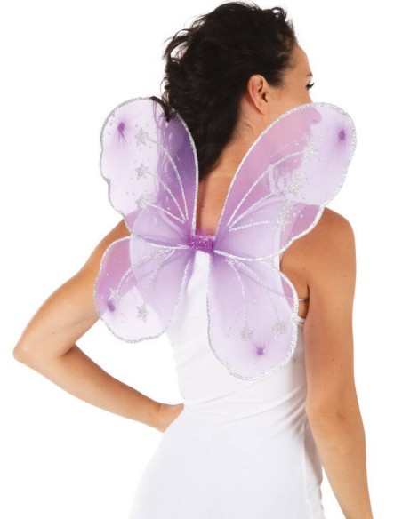 Ailes de papillon violettes